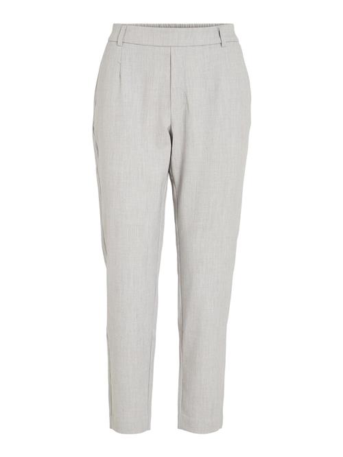 VILA Bukser med lægfolder 'Varone'  grå