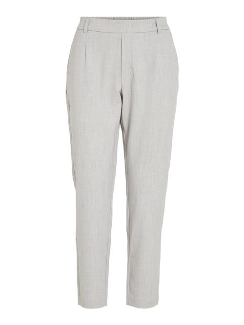 VILA Bukser med lægfolder 'Varone'  grå