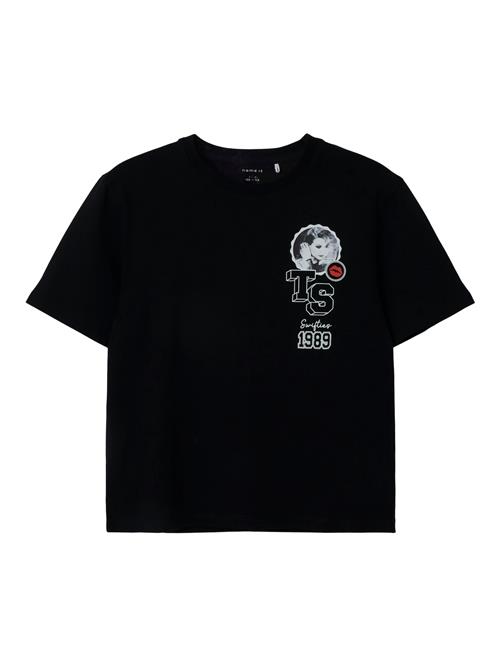 NAME IT Bluser & t-shirts 'NKFFEYRE CELEBRITY ICONS'  blandingsfarvet / sort