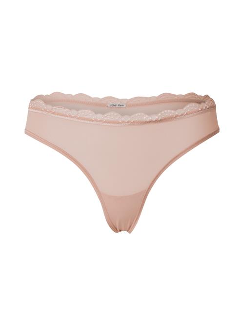 Calvin Klein Underwear String  beige