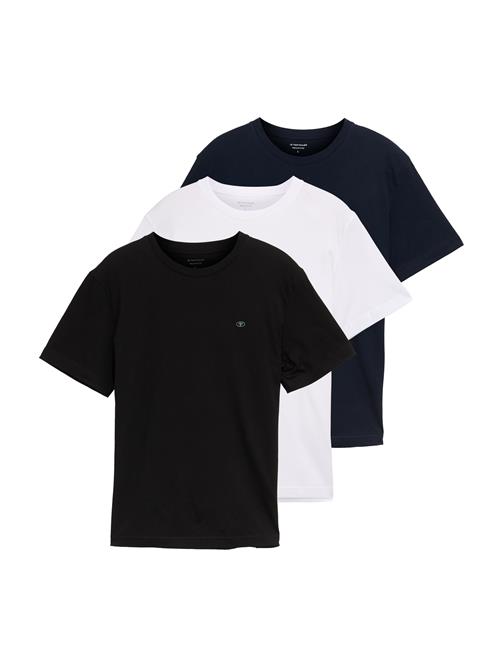 TOM TAILOR Bluser & t-shirts  navy / sort / hvid