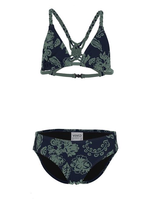 VIVID Bikini  natblå / mørkegrøn