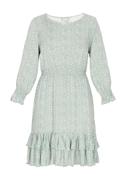 Usha Kjole 'Fashion Look'  mint / hvid