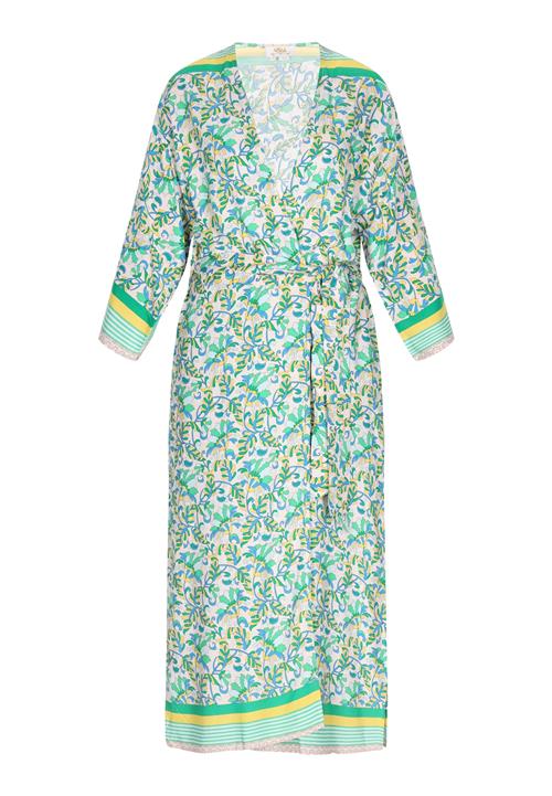 usha FESTIVAL Kimono 'Fashion Look'  beige / lyseblå / gul / grøn