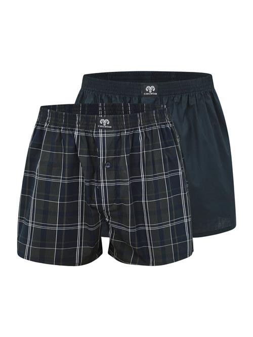 CECEBA Boksershorts  navy / oliven / hvid
