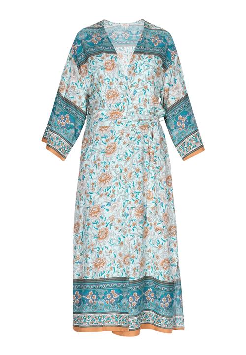 usha FESTIVAL Kimono  lyseblå / blandingsfarvet