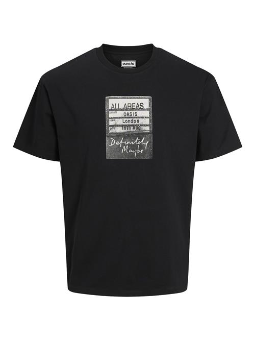 JACK & JONES Bluser & t-shirts  lysegrå / sort / hvid
