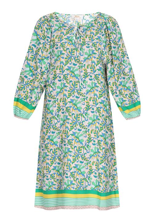usha FESTIVAL Kjole  himmelblå / lysegul / grøn / græsgrøn / hvid