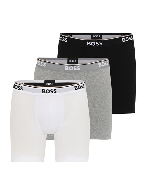 BOSS Boksershorts  grå-meleret / sort / hvid