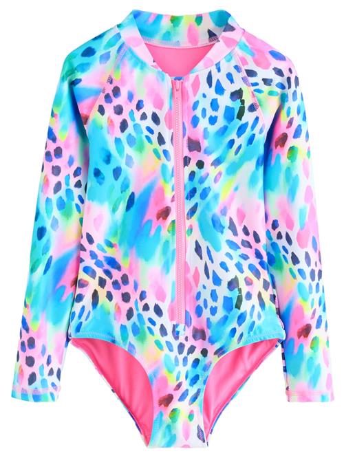 Next Badedragt  blå / azur / gul / lyserød