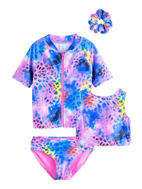 Next UV-beskyttelse  blå / mørkeblå / neongul / orkidee