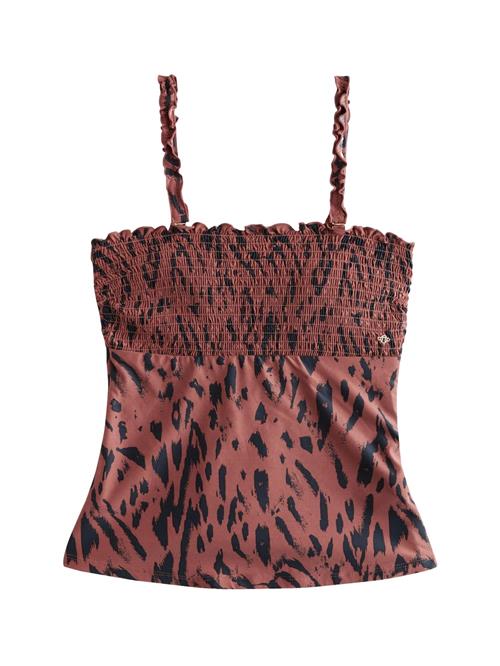 Next Tankini-overdel  kastaniebrun / sort