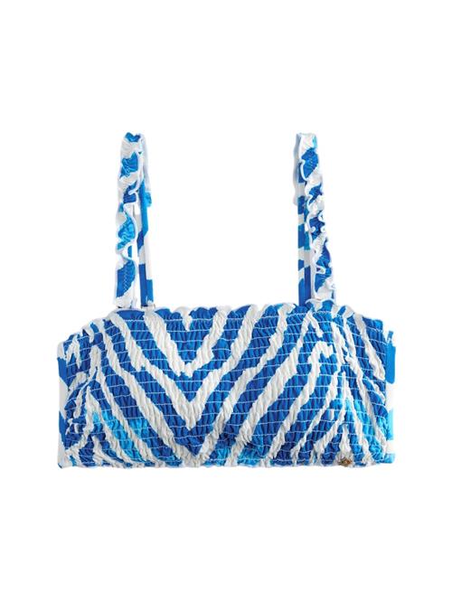 Next Bikinioverdel  azur / royalblå / offwhite