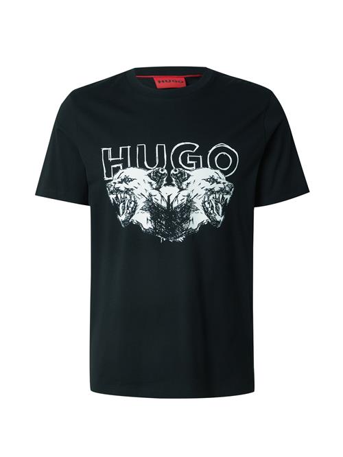HUGO Bluser & t-shirts 'Durro'  sort / hvid