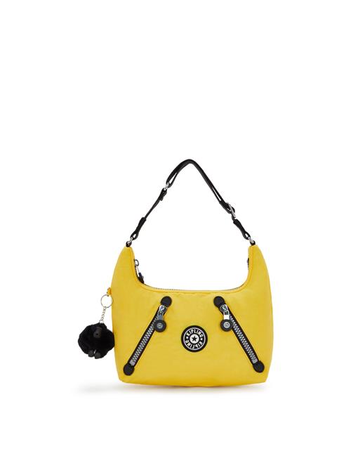 KIPLING Skuldertaske 'NIKKI'  gul / sort