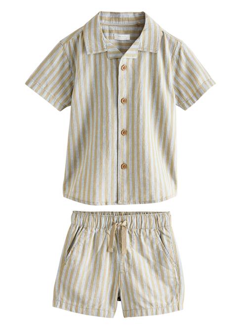 Next Sæt  lysegrå / oliven