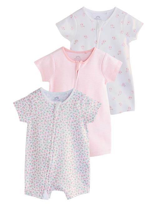 Next Sparkedragt/Body  grøn / magenta / lys pink / offwhite