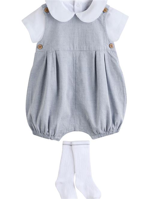 Next Sparkedragt/Body  grå / hvid