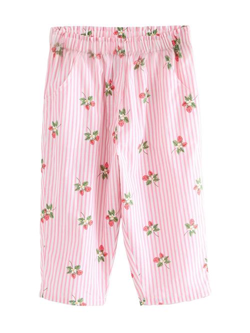 Next Bukser  grøn / lyserød / hvid