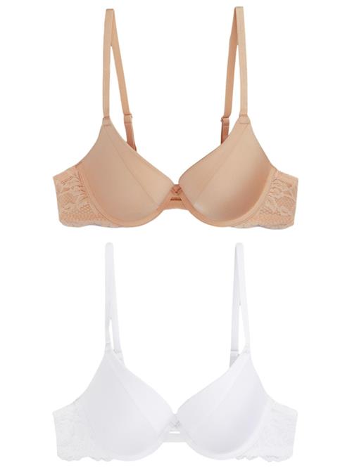 Next BH  beige / hvid