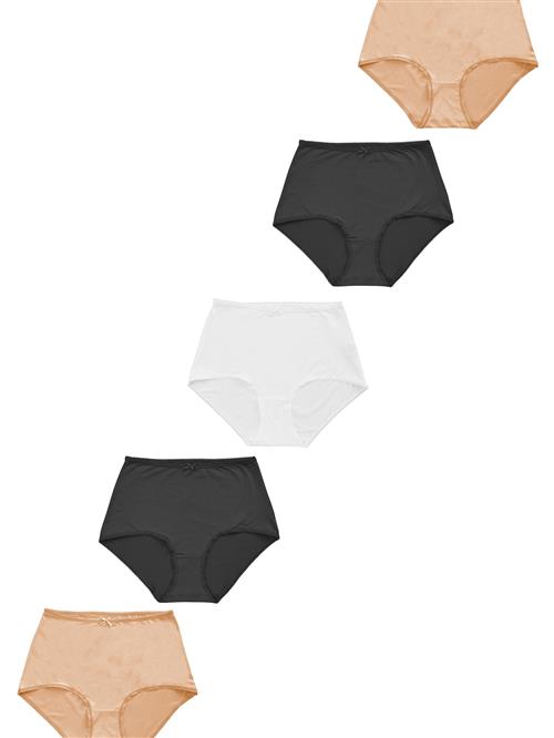 Next Slip  beige / sort-meleret / hvid