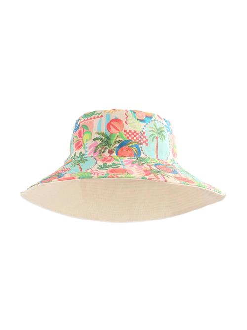 Next Hat  creme / turkis / gammelrosa / lys rød