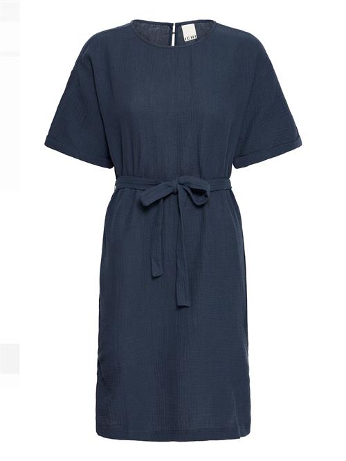 ICHI Kjole 'IHMIKA'  natblå