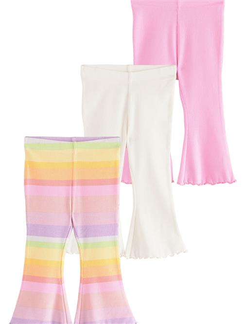 Next Leggings  lysegul / lavendel / gammelrosa / hvid