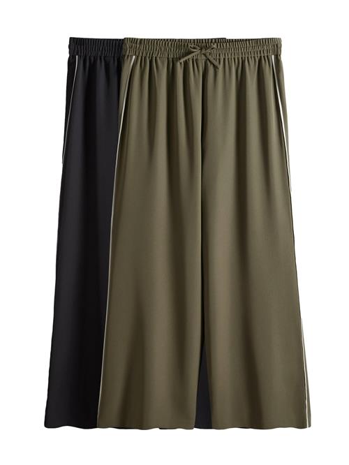 The Set Bukser  mørkegrøn / sort