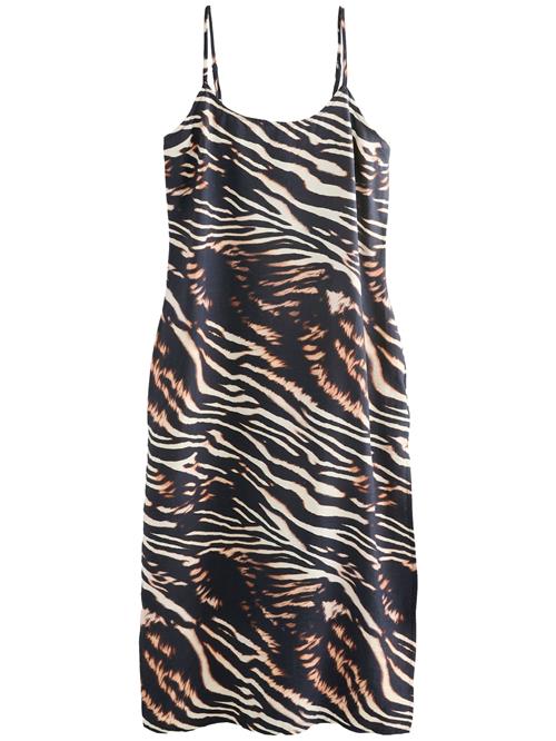 Next Sommerkjole  umbra / sort / uldhvid