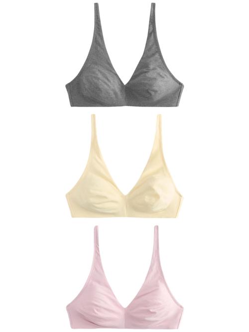 Next BH  gul / grå / pink