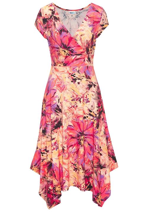 BEACH TIME Sommerkjole  brun / safran / lilla / lyserød