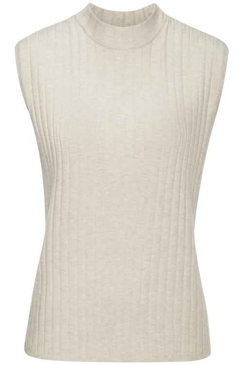 FRENCH CONNECTION Sticktop  grå-meleret