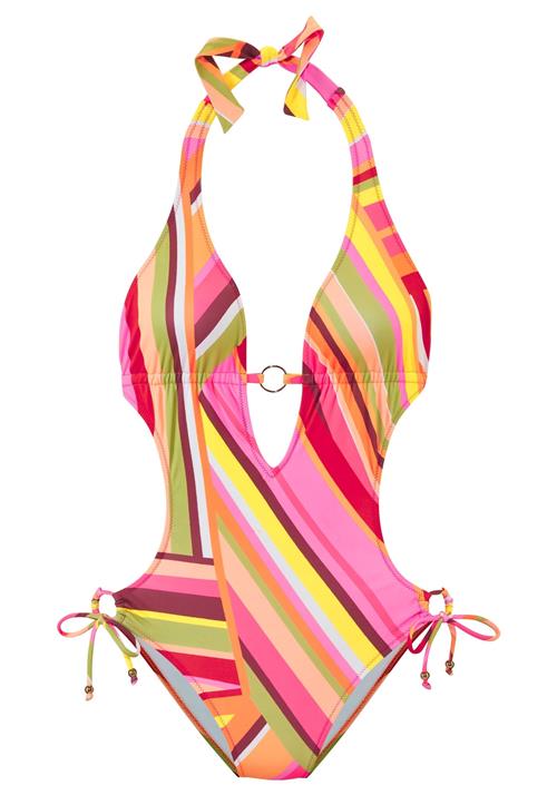 Bruno Banani Badedragt  gul / grøn / orange / lyserød