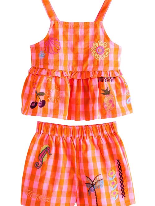 Next Sæt  neonorange / lyserød