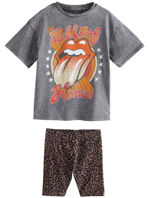 Next Sæt 'Rolling Stones'  mørkegrå / orange / pastelrød / sort