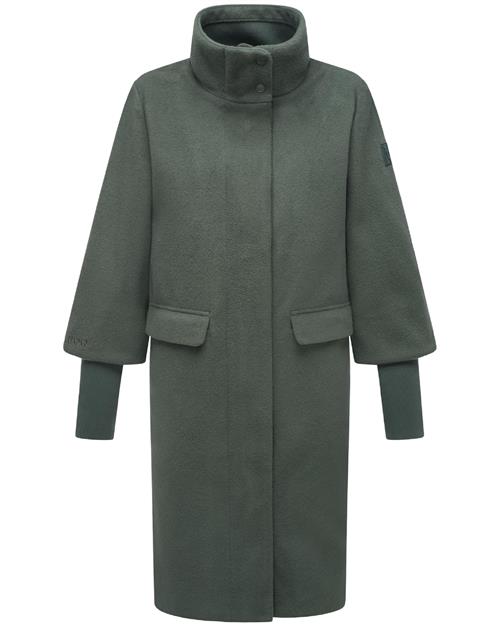 NAVAHOO Overgangsfrakke 'Polarblüte 14'  mørkegrøn