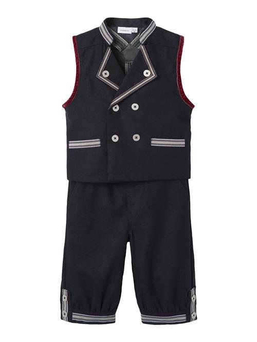 NAME IT Sæt  blå / perlehvid