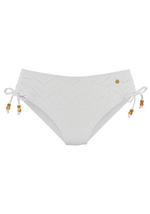 LASCANA Bikinitrusse  guld / mørkeorange / hvid