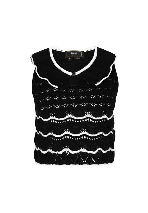 faina Sticktop 'Fashion Look'  sort / hvid