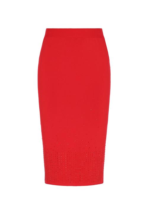 faina Nederdel  lys rød / sølv