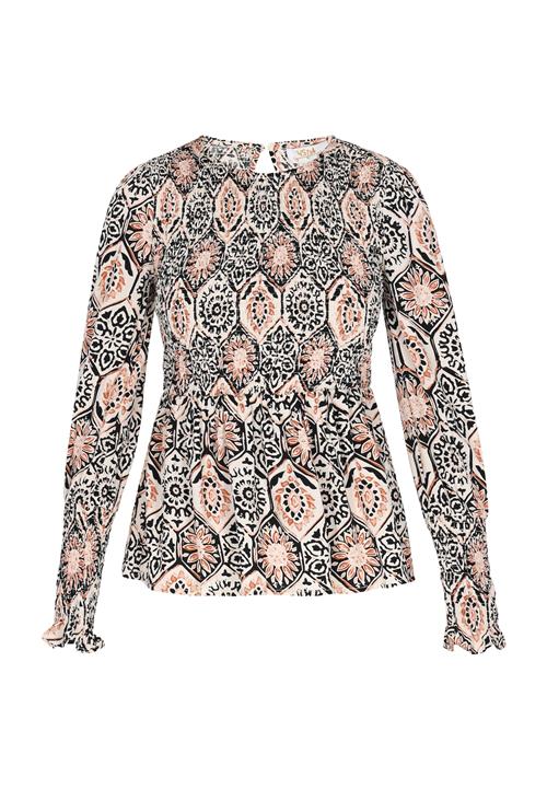 usha FESTIVAL Bluse  pink / sort / hvid