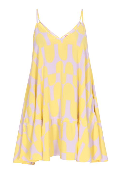 MYMO Sommerkjole  gul / lyselilla