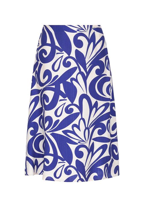 DreiMaster Klassik Nederdel  indigo / hvid