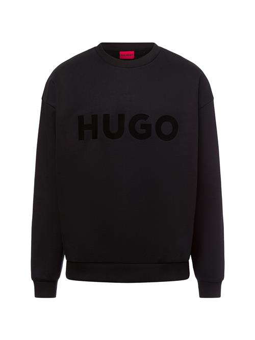 HUGO Sweatshirt 'Dinex'  sort / sort-meleret