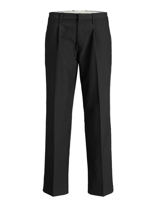 JACK & JONES Bukser med lægfolder 'JPRCCKarl JJCameron'  sort