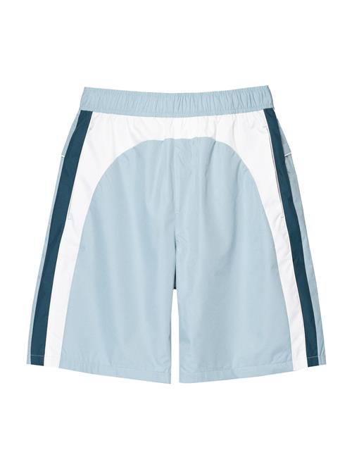 Bershka Bukser  lyseblå / petroleum / hvid