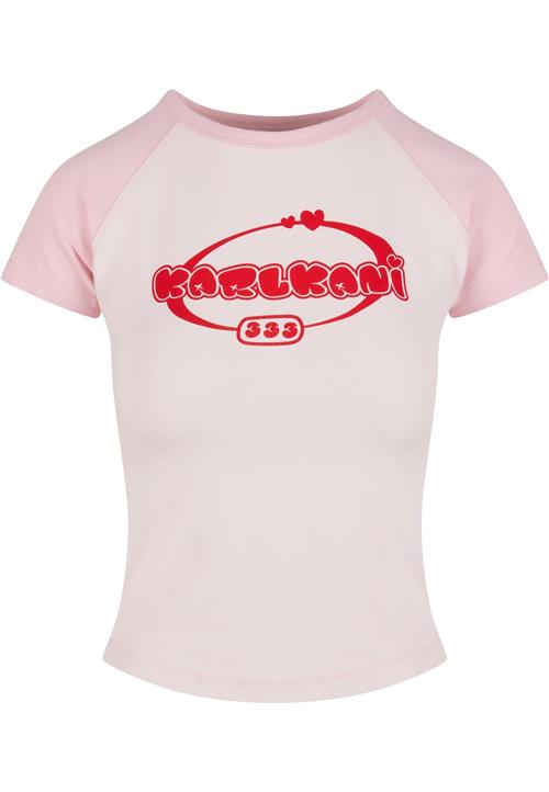 Karl Kani Shirts 'Woven Signature Heart Tiny'  rosé / lys pink / rød