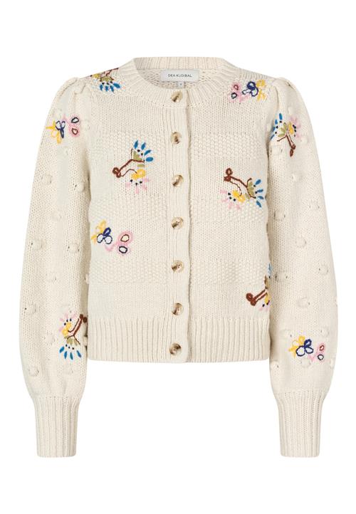 Dea Kudibal Cardigan  ecru / blå / brun / gul