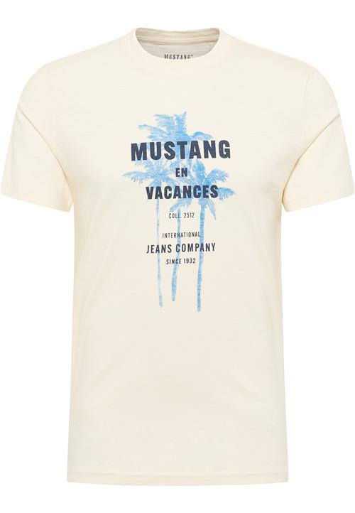 MUSTANG Bluser & t-shirts 'Austin'  navy / lyseblå / hvid